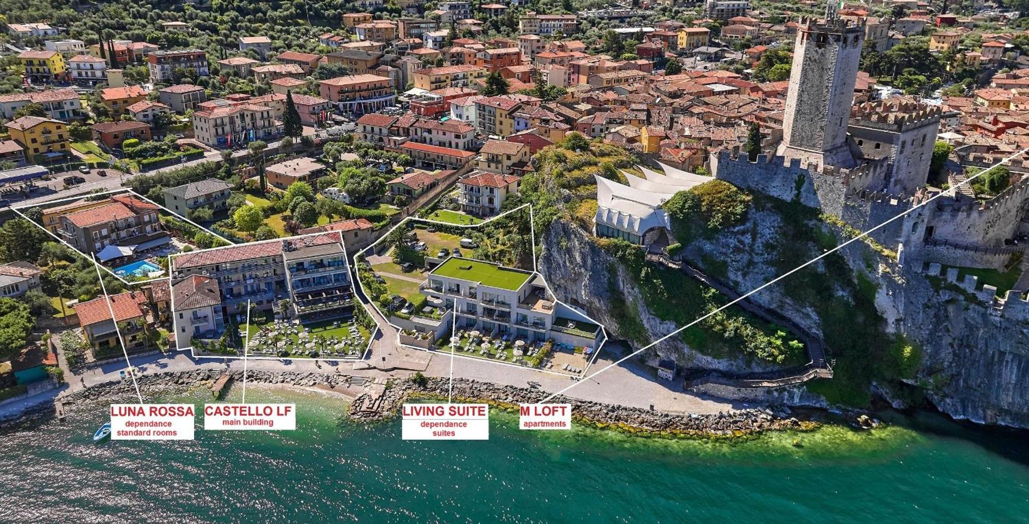 Hotel Castello Lake Front مالتشيزينيه المظهر الخارجي الصورة